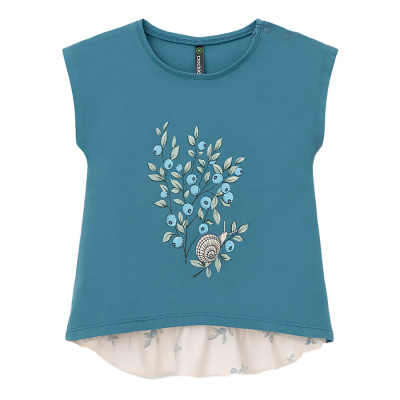 Рубашка туника для девочки Crockid КР 302319 капитанский синий к561 1